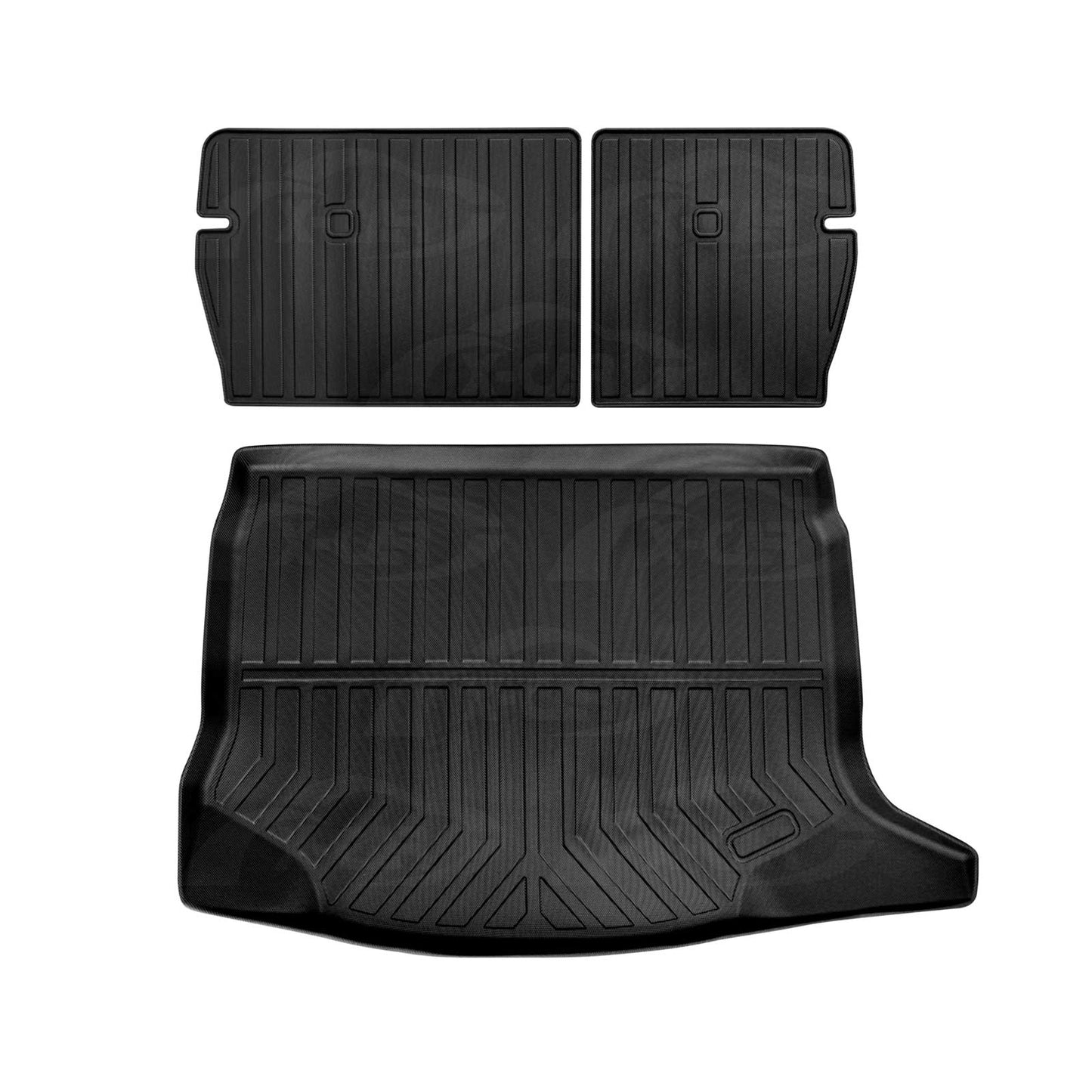 Boot Liner Kick Mats Set for Nissan LEAF ZE1 Series 2017-2025 All Weather Heavy Duty Cargo Car Trunk Back Seat Protector