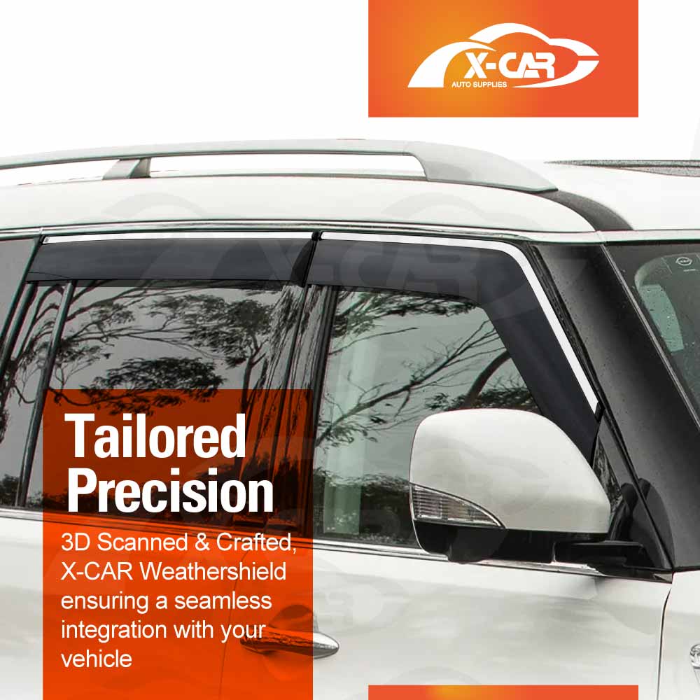 Weathershields for Nissan Patrol 2012-2024 Y62 Series Car Weather Shields Wind Deflectors Window Sun Visor