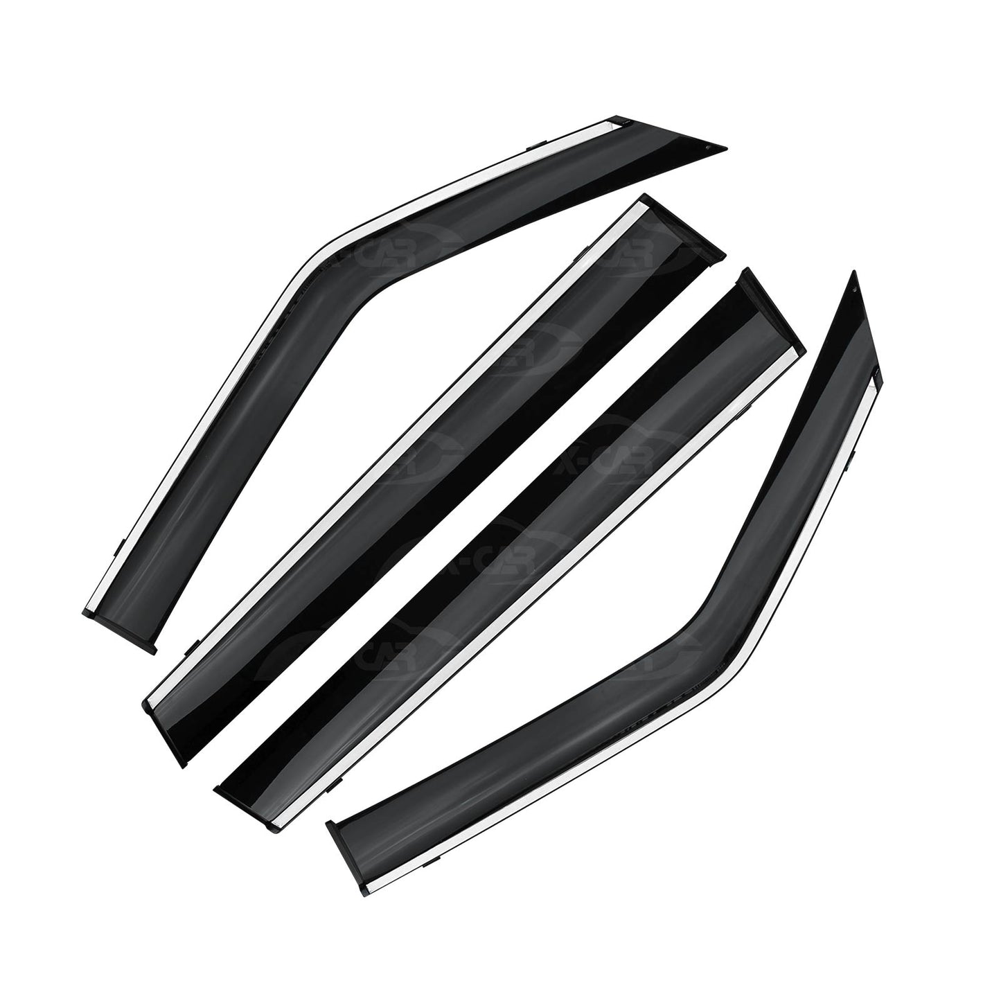 Weathershields for Nissan Patrol 2012-2024 Y62 Series Car Weather Shields Wind Deflectors Window Sun Visor