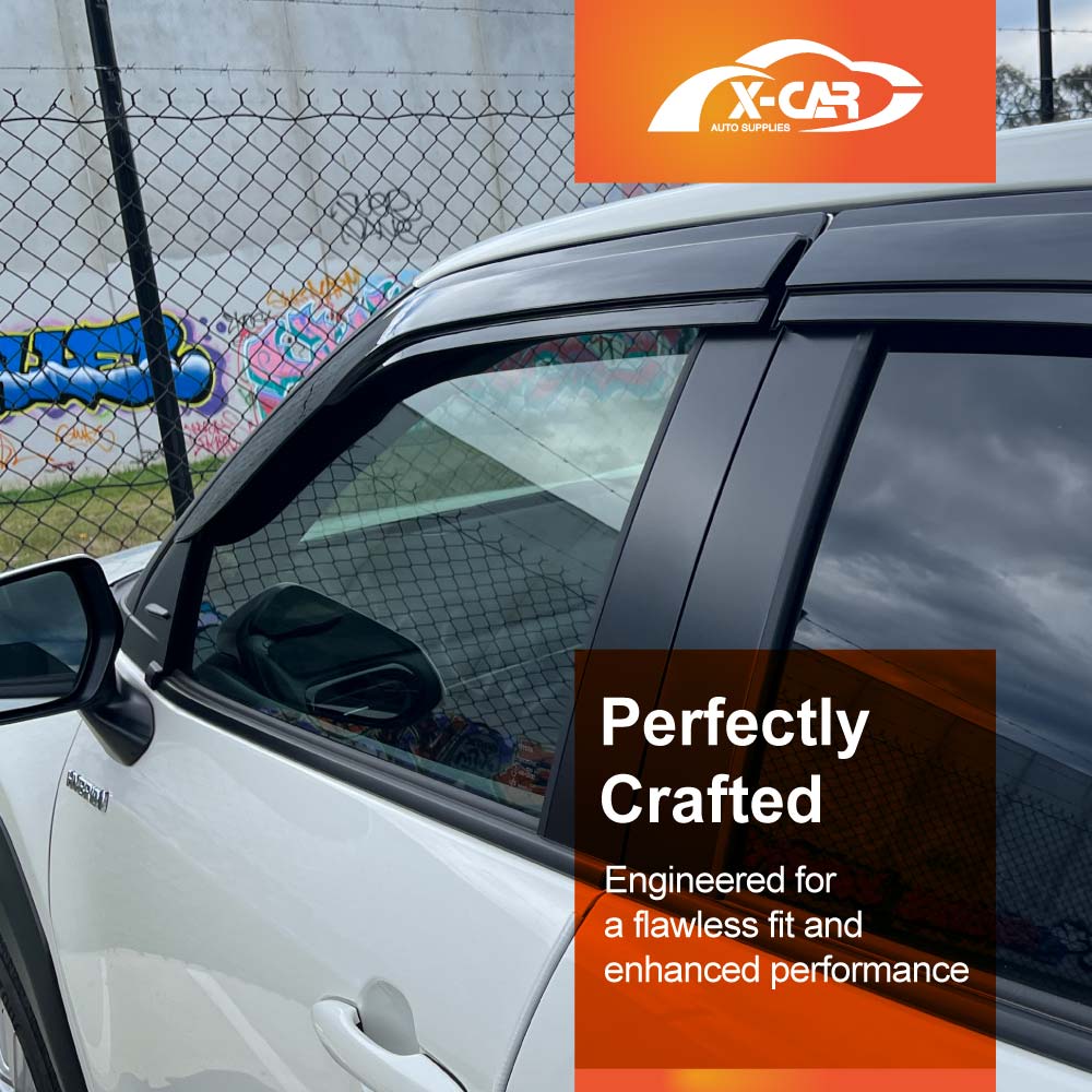 Weathershields for Toyota Yaris Cross MXP Series 2020-Onwards Car Weather Shields Wind Deflectors Window Sun Visor