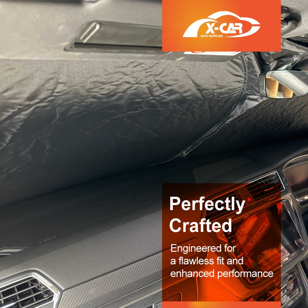 WindScreen Sun Shade for Volkswagen VW Tiguan 2018-2024 Blocks UV Rays Sun Visor Protector Foldable Sunshade