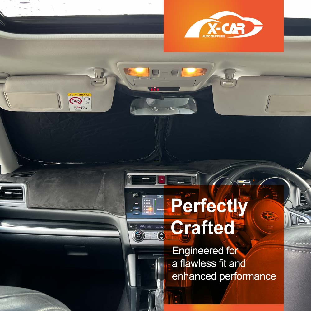 WindScreen Sun Shade for Subaru Outback 2015-2025 Blocks UV Rays Foldable Custom Wind Screen Sun Visor Protector