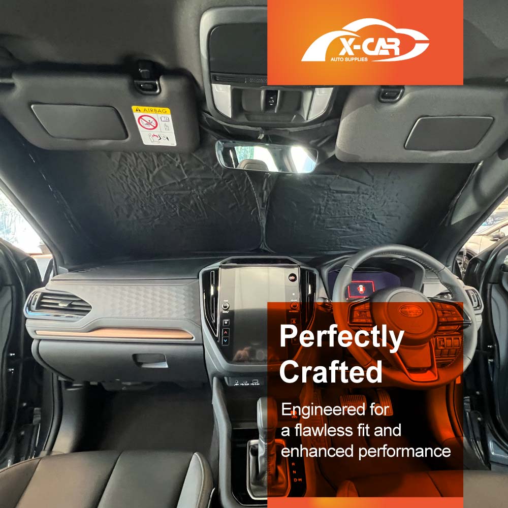 WindScreen Sun Shade for Subaru Forester 6th Gen 2025-Onwards Blocks UV Rays Foldable Custom Wind Screen Sun Visor Protector
