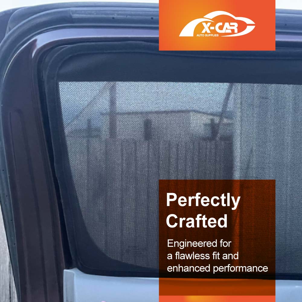 Window Sun Shades for Toyota Hilux Dual Cab 2005-2015 Car UV Protection Custom Rear Windscreen Shade Blind Mesh