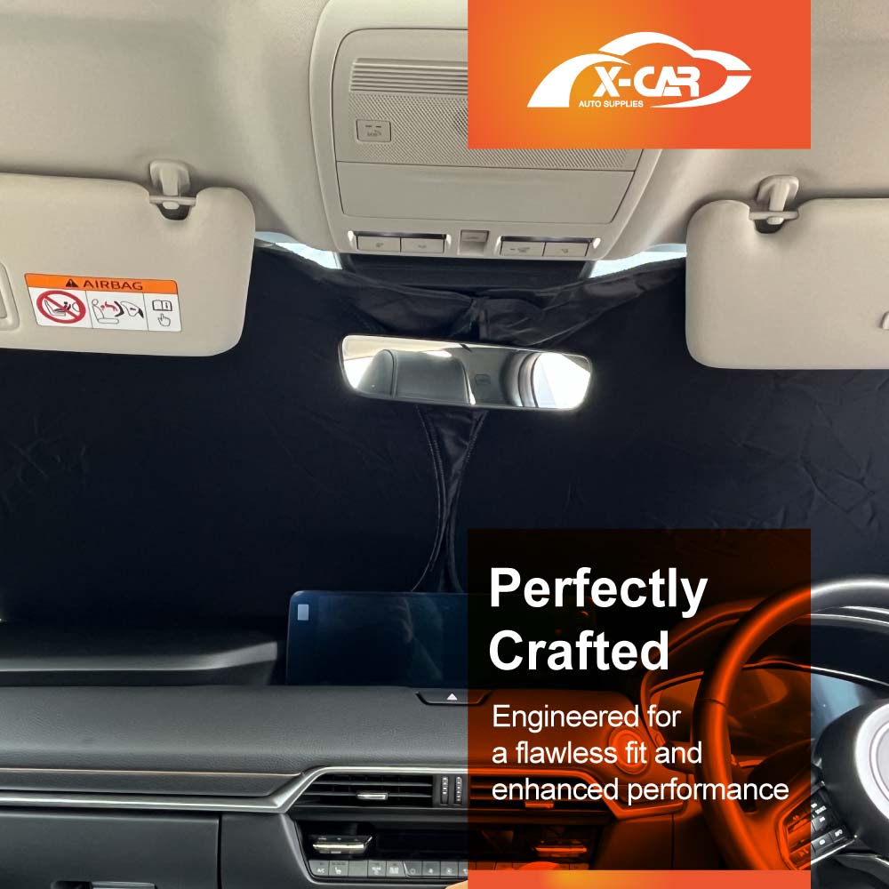 WindScreen Sun Shade for Mazda CX-70 CX70 2024-Onwards UV Rays Foldable Custom Wind Screen Sun Visor Protector