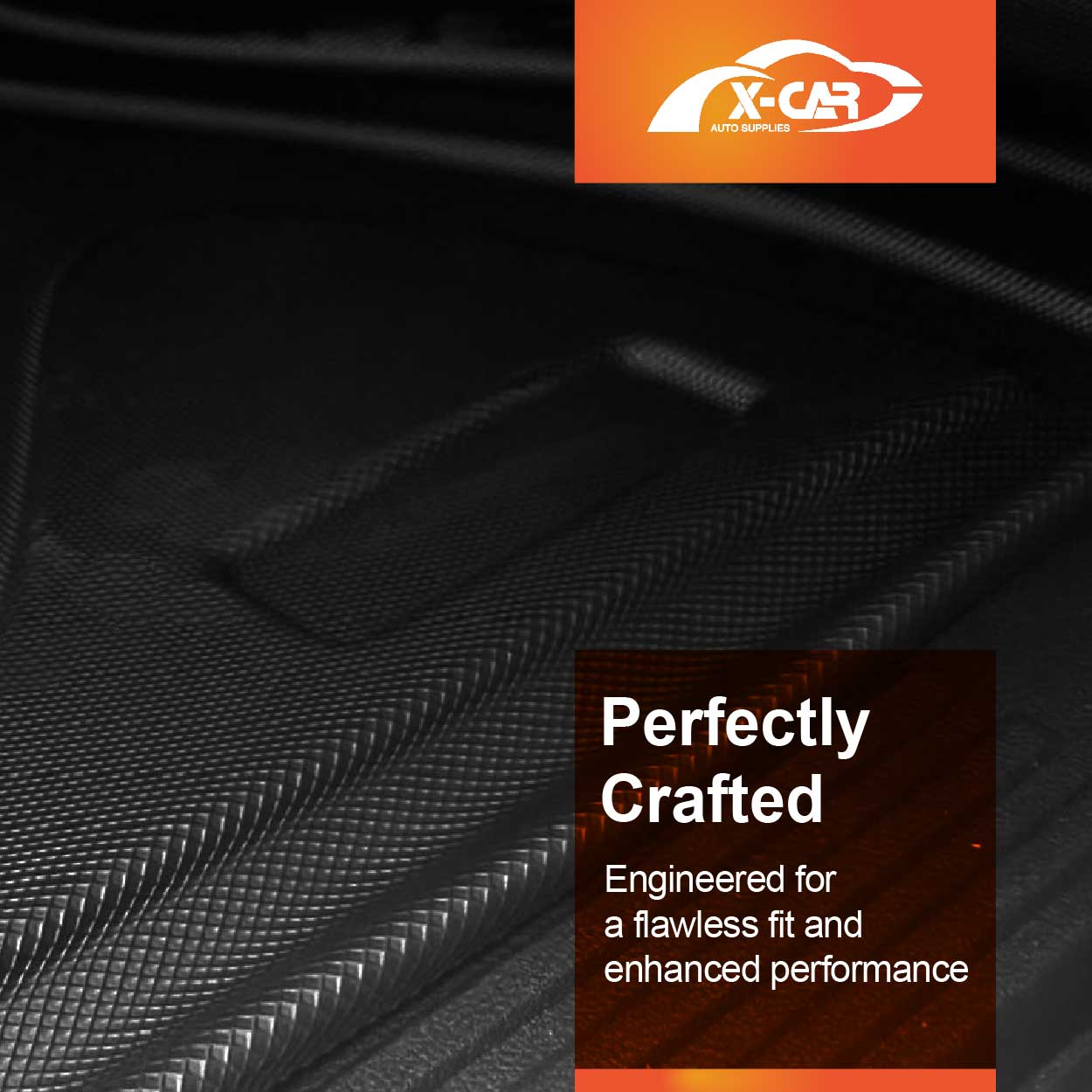 3D Floor Mats for Volkswagen Amarok NF Series 2023-Onwards Dual Cab All Weather Heavy Duty Cargo Car Trunk Luggage Tray