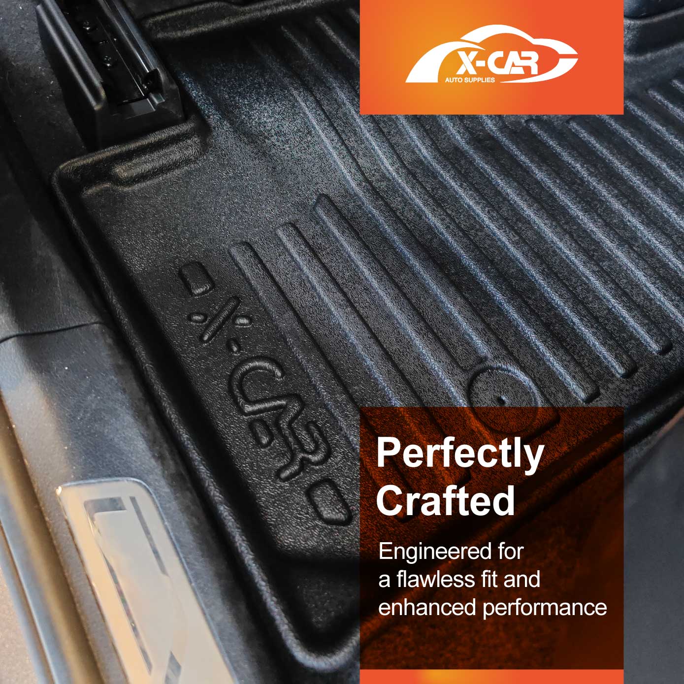 3D Floor Mats Boot Liner for BYD SEALION 6 SEALION6 2024-Onwards All Weather Heavy Duty Cargo Car Trunk Luggage Tray