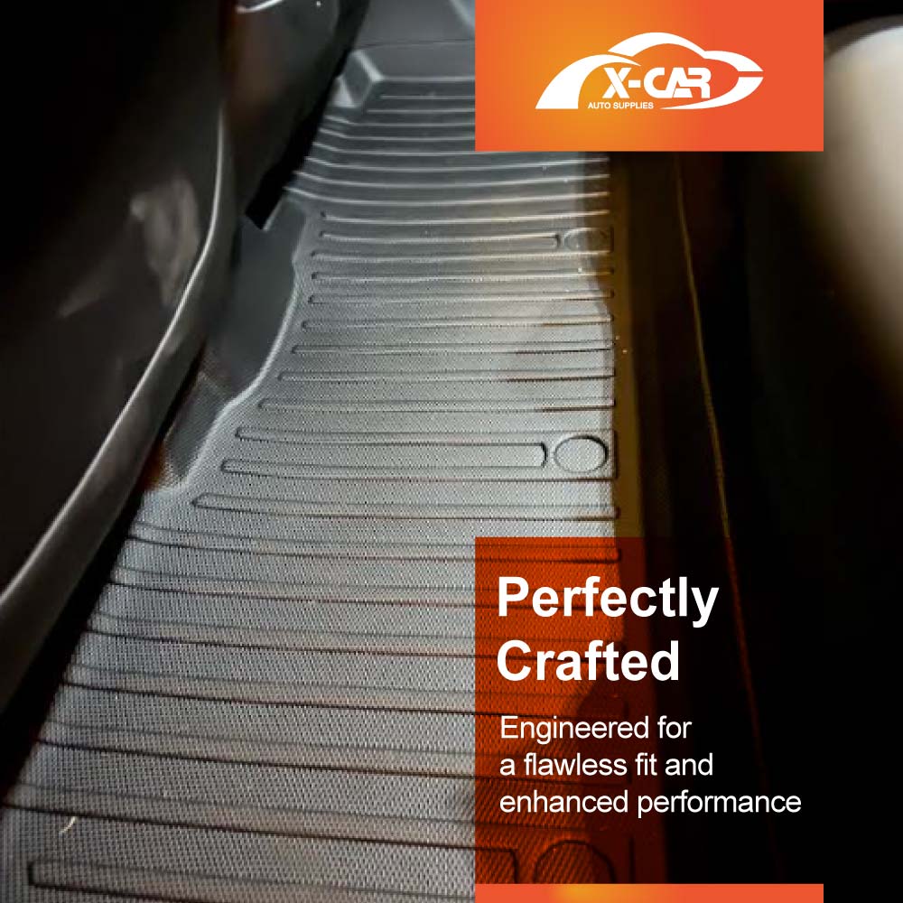 3D Floor Mats Boot Liner for XPeng G6 2024-Onwards All Weather Heavy Duty Cargo Car Trunk Luggage Tray