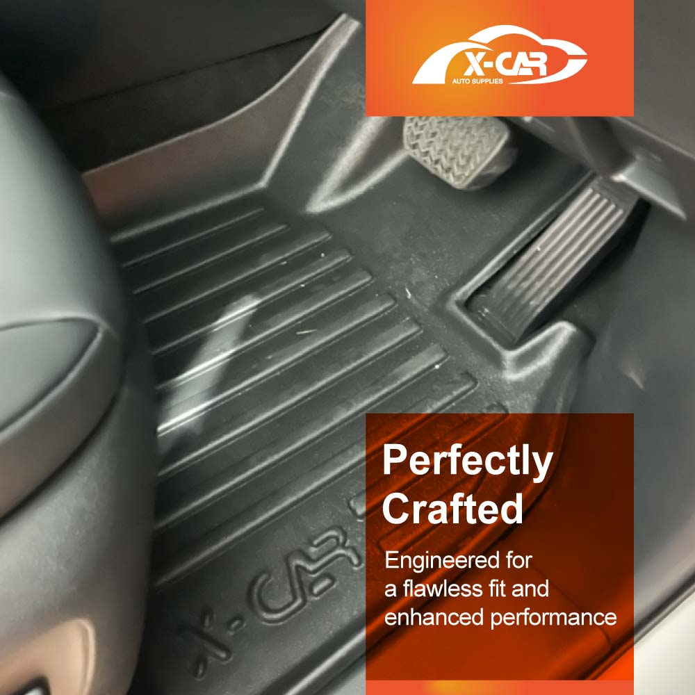 3D Floor Mats Boot Liner for Toyota Kluger 2021-2025 All Weather Heavy Duty Cargo Car Trunk Luggage Tray