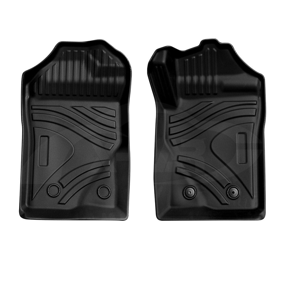 3D Front Floor Mats for Ford Next-Gen Ranger Single Cab 2022-Onwards All-Weather Heavy Duty Car Liners