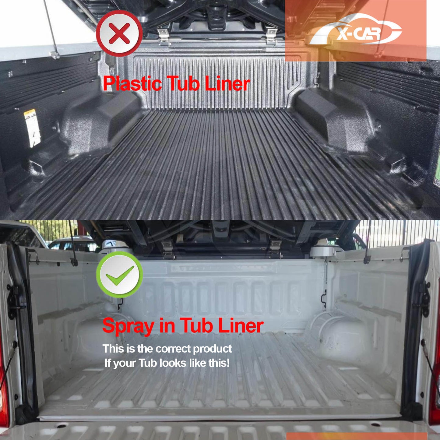 3D Car Floor Mats Tub Liner Set for Ford Ranger Raptor Dual Cab 2018-2021 Heavy Duty All Weather Mats