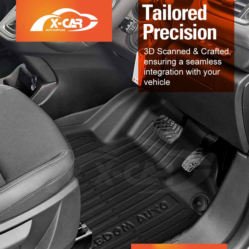 3D Front Floor Mats for Renault Kangoo XFK Series Auto 2024-Onwards Heavy Duty All Weather Car Mats Carpet Liner Set