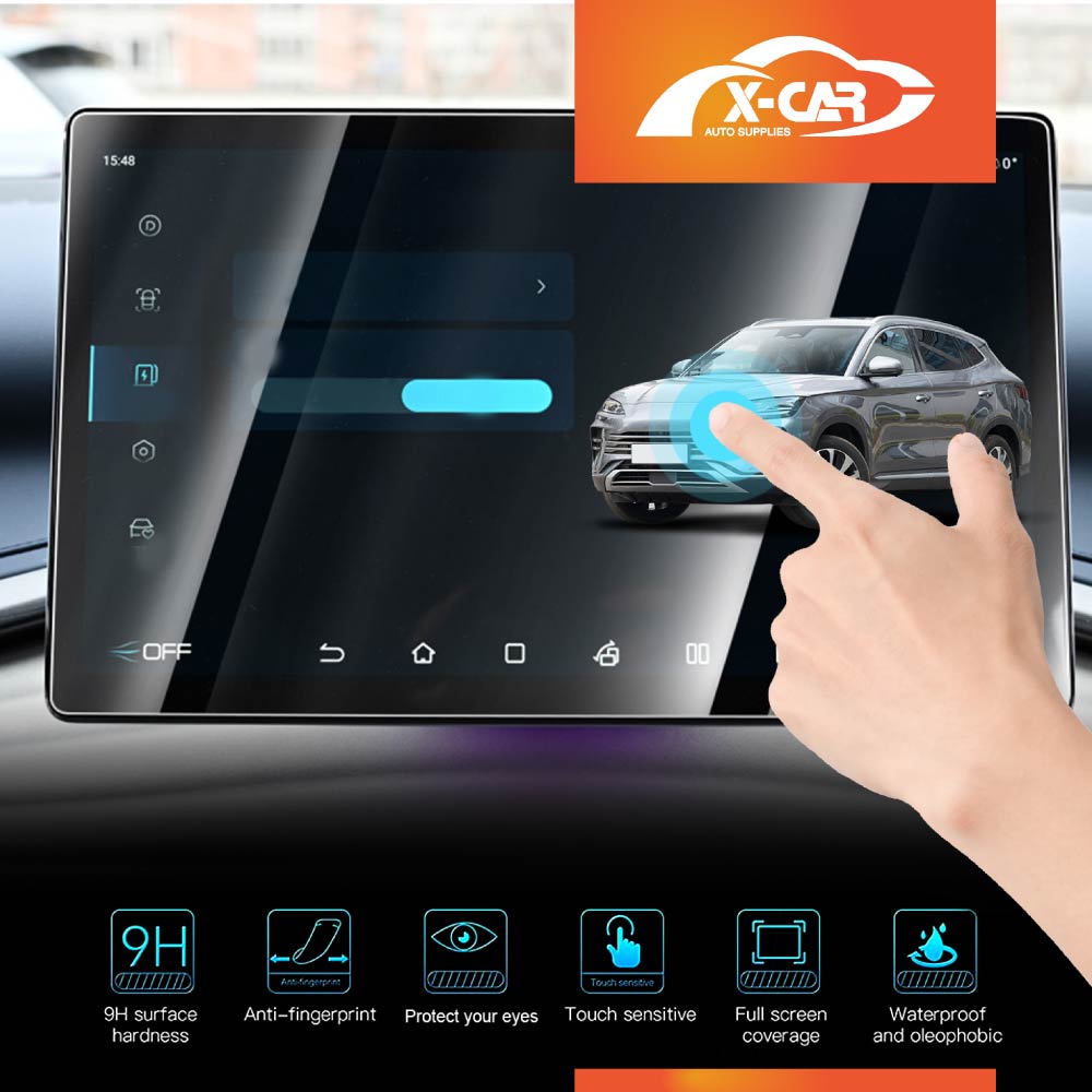 15.6-inch Tempered Glass Screen Protector for BYD SEALION 6 SEALION6 2024-2025 Touchscreen Anti-Scratch Cover Accessories