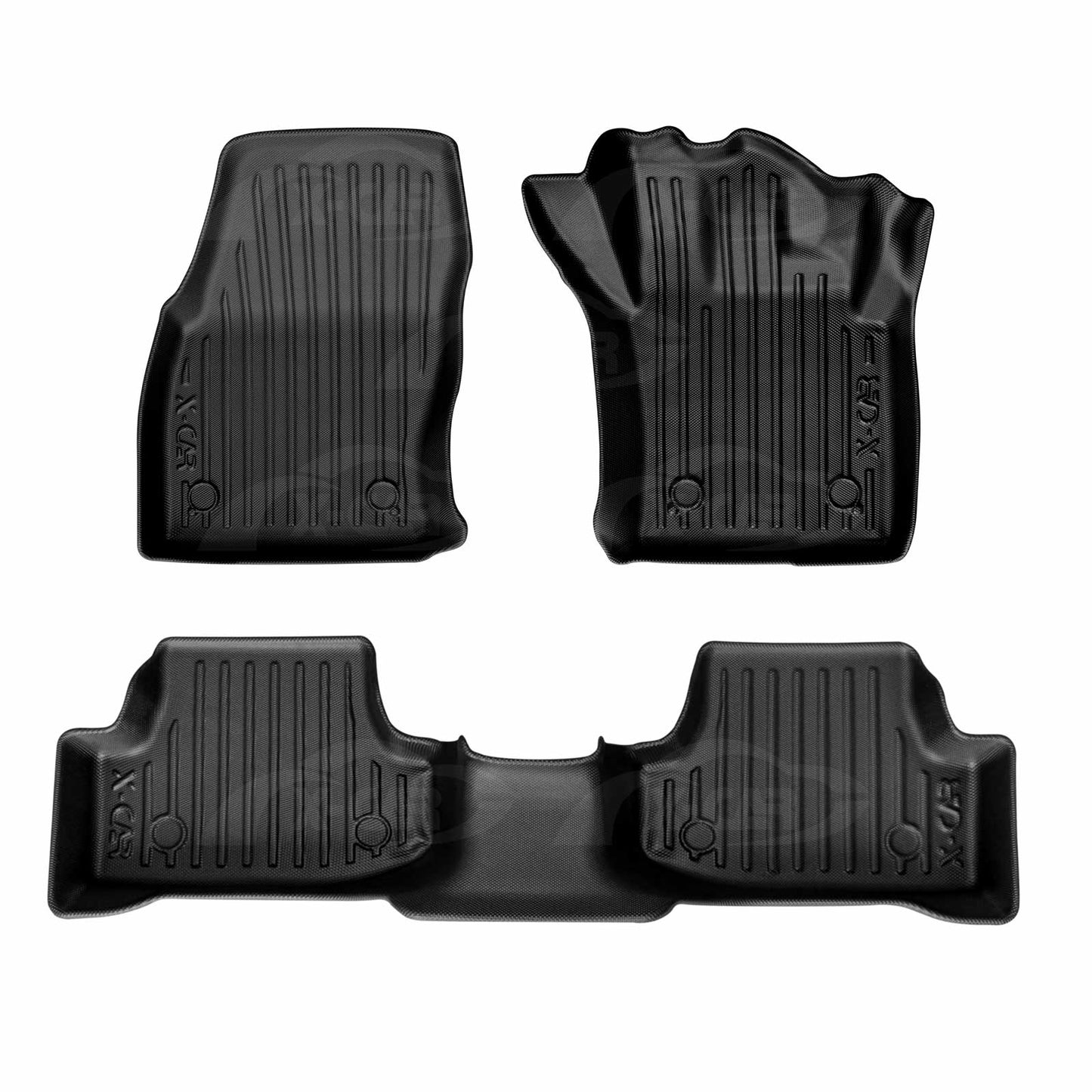 3D Floor Mats for SKODA Karoq 2018-Onwards Heavy Duty All Weather Car Mats Carpet Liner Set