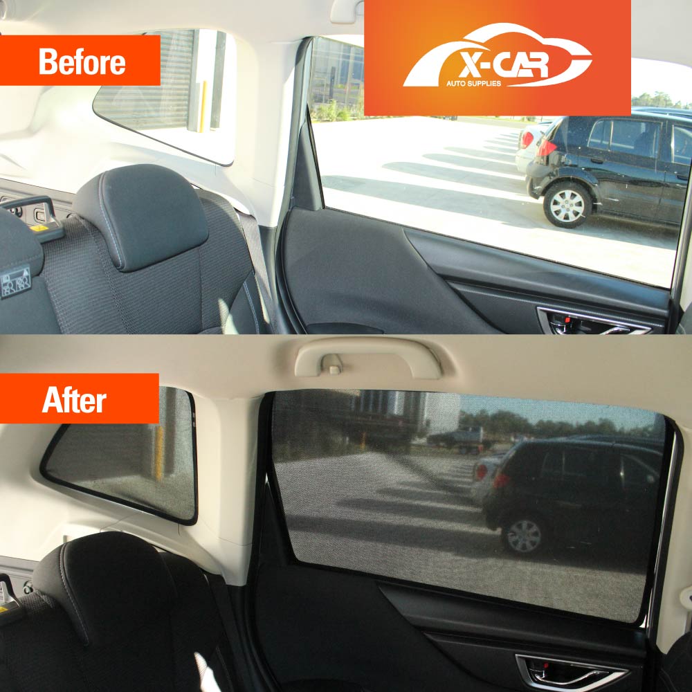 Window Sun Shades for Subaru Forester 2018-2024 Car UV Protection Custom Rear Windscreen Shade SunBlind Mesh