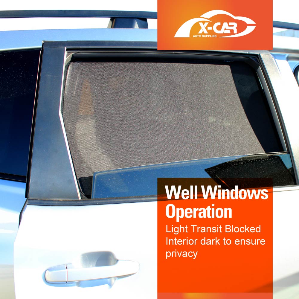 Window Sun Shades for Subaru Forester 2018-2024 Car UV Protection Custom Rear Windscreen Shade SunBlind Mesh