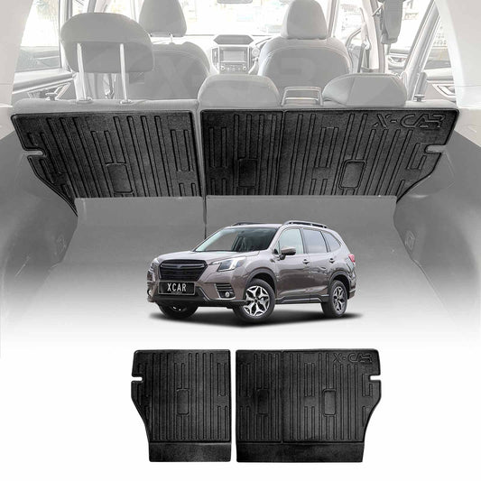 Back Seat Protector for Subaru Forester 5th Gen 2018-2025 All Weather Heavy Duty Car Seat Kick Mats Cover