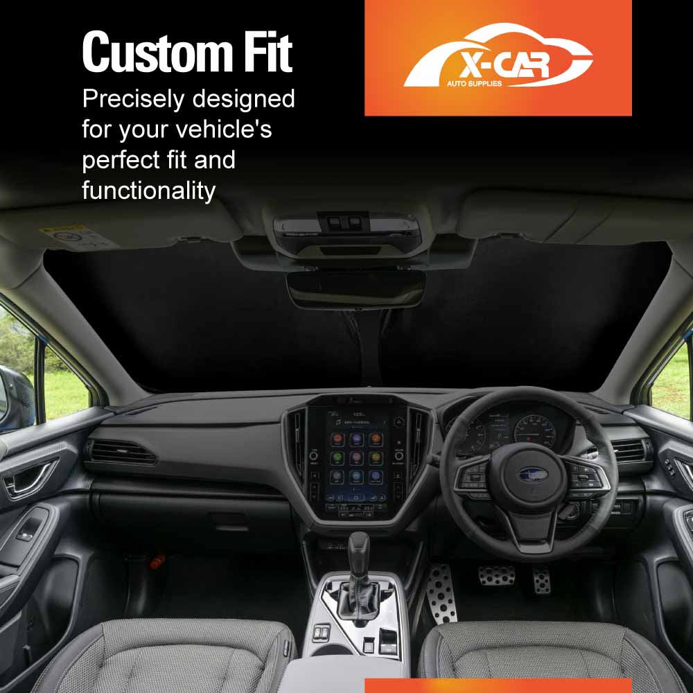 WindScreen Sun Shade for Subaru Crosstrek 2023-2025 Blocks UV Rays Foldable Custom Wind Screen Sun Visor Protector