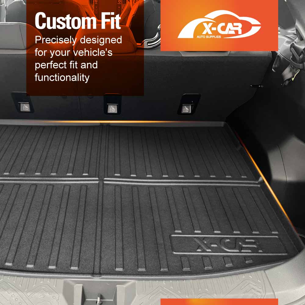3D Floor Mats Boot Liner for Subaru Crosstrek 2023-Onwards All Weather Heavy Duty Cargo Car Trunk Luggage Tray