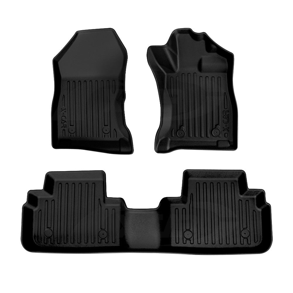 3D Floor Mats Boot Liner for Subaru Forester 5th Gen 2018-2025 Without Subwoofer All Weather Heavy Duty Cargo Car Trunk Luggage Tray