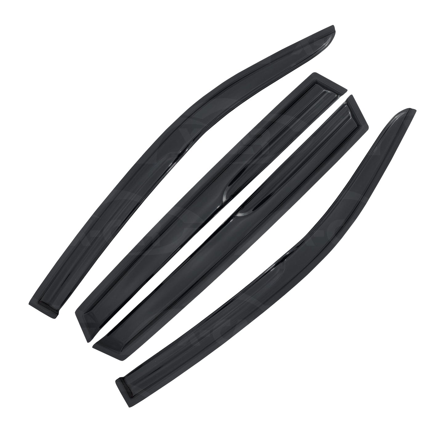 Premium Weathershields for Subaru Forester 2012-2018 Car Weather Shields Wind Deflectors Window Sun Visor 4-Piece Set