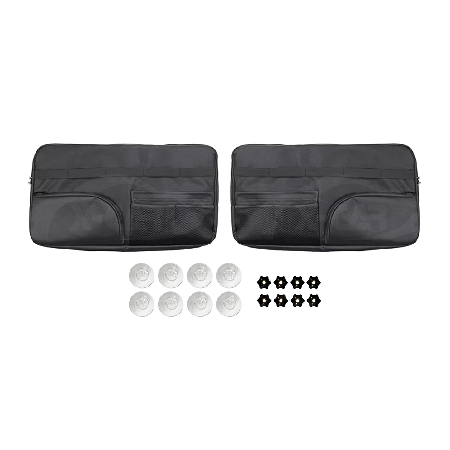 Rear Window Hanging Storage Bags for Suzuki Jimny 3-Door 2018-Onwards Car Trunk Boot Side Organizer Car Accessories Set of 2