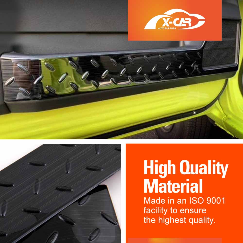 Anti Kick Car Door Panel For Suzuki Jimny 3-Door 2018-2025 Steel Protective Side Edge Protector Cover Black
