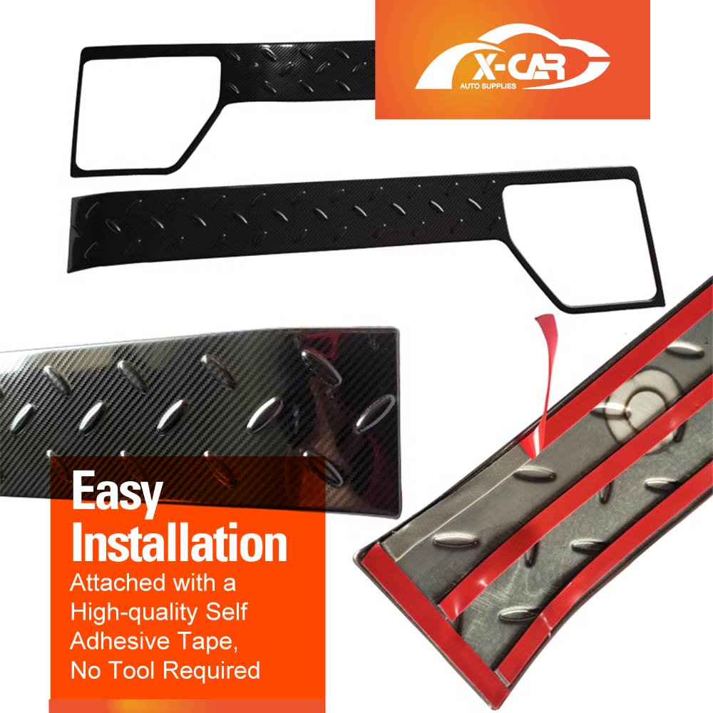 Anti Kick Car Door Panel For Suzuki Jimny 3-Door 2018-2025 Steel Protective Side Edge Protector Cover Black