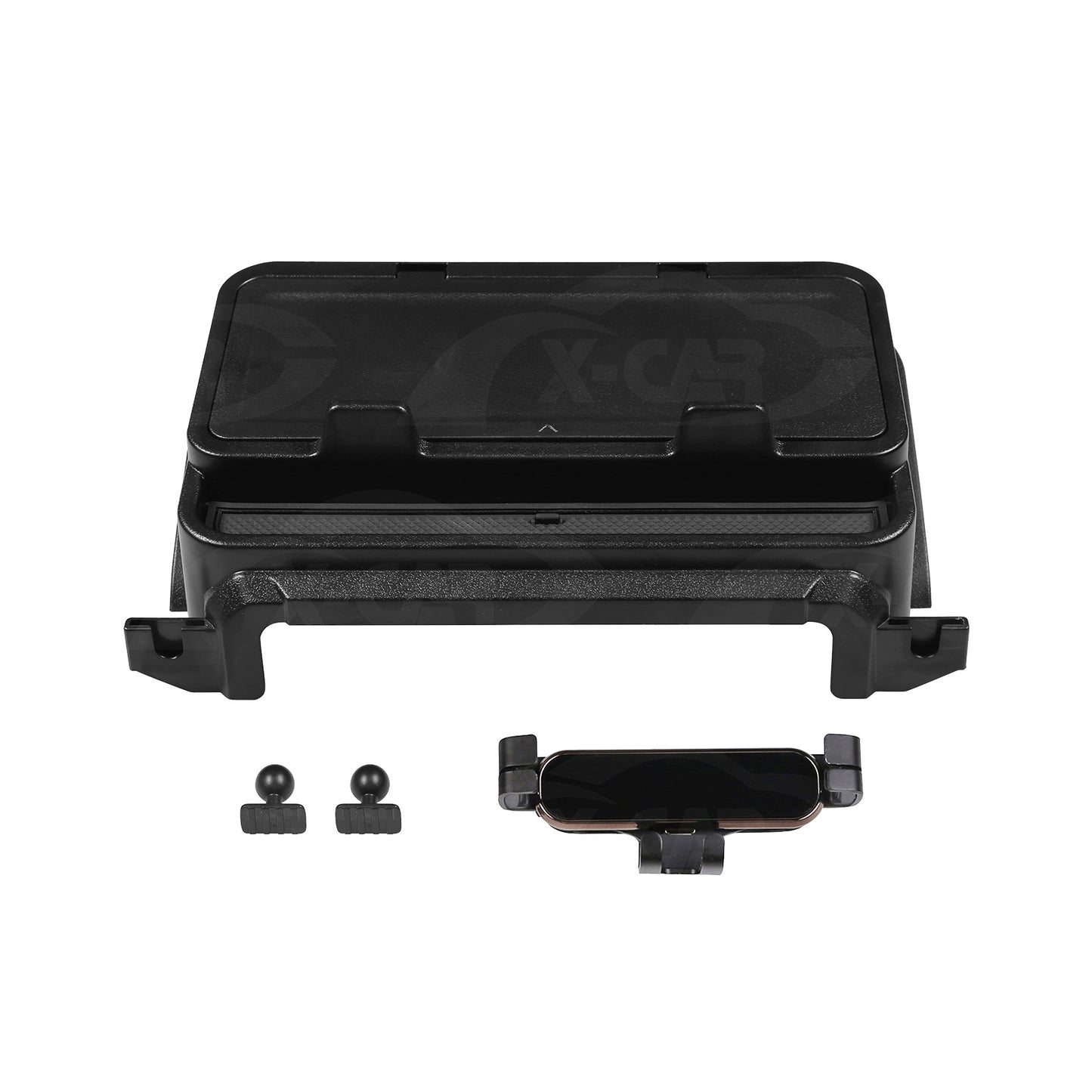 Storage Box with Phone Holder for Suzuki Jimny 3-Door 7 inch 2018-Onwards Car Screen Hidden Organizer Tray Accessories