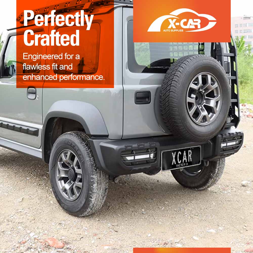 Tail Light Trim for Suzuki Jimny 2018-2025 Matt Black Rear Lamp Taillight Frame Cover Guard Set of 2