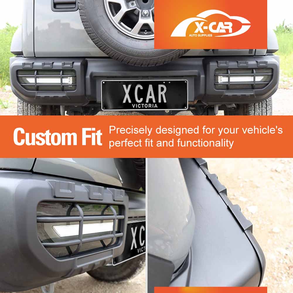 Tail Light Trim for Suzuki Jimny 2018-2025 Matt Black Rear Lamp Taillight Frame Cover Guard Set of 2