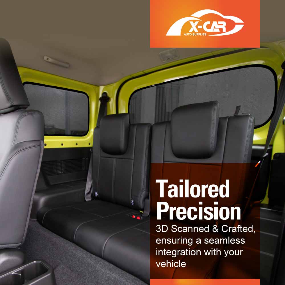 Window Sun Shades for Suzuki Jimny 3-Door 2018-2025 Car Custom Rear Windscreen Shade Sun Blind Mesh