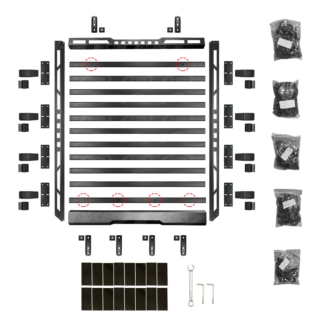 Roof Luggage Rack for Suzuki Jimny XL 5-Door 2023-2025 Multi-Functional Expansion Platform Aluminum Alloy