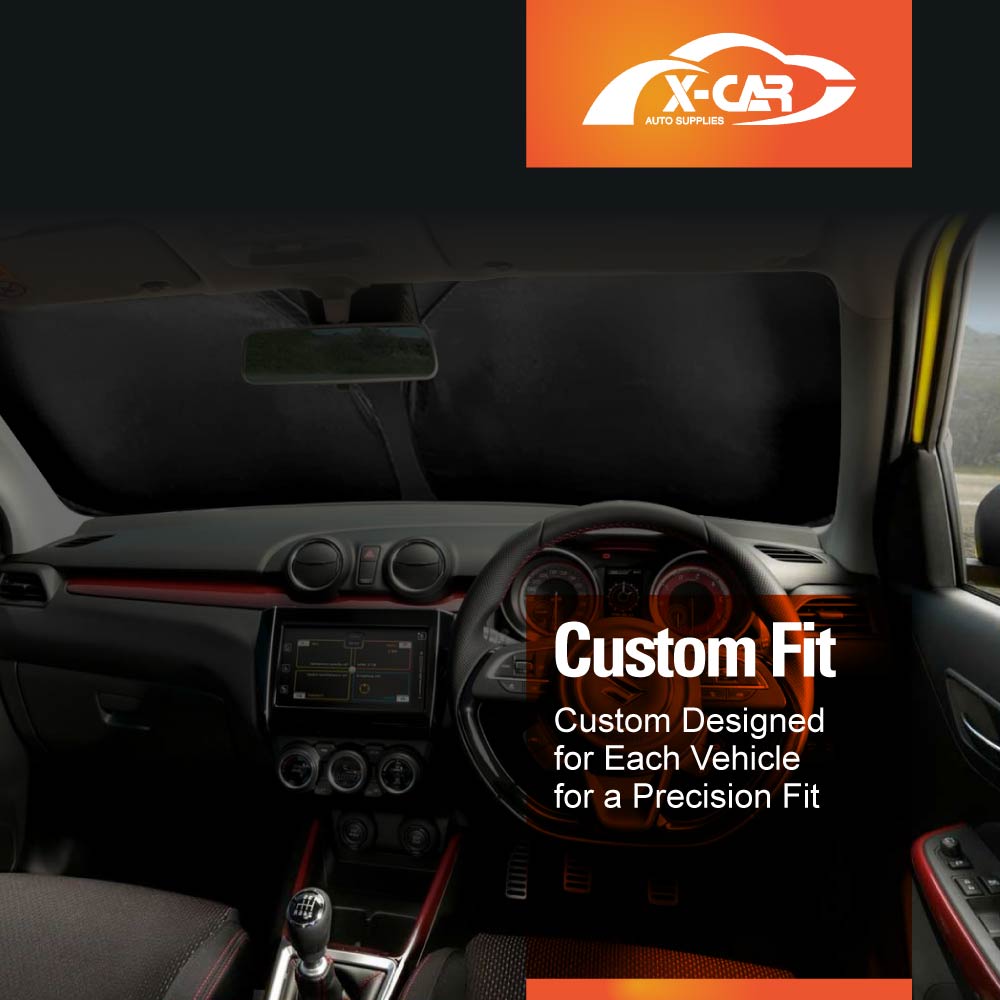 WindScreen Sun Shade for Suzuki Swift 4th Gen 2024-2025 Blocks UV Rays Foldable Custom Wind Screen Sun Visor Protector