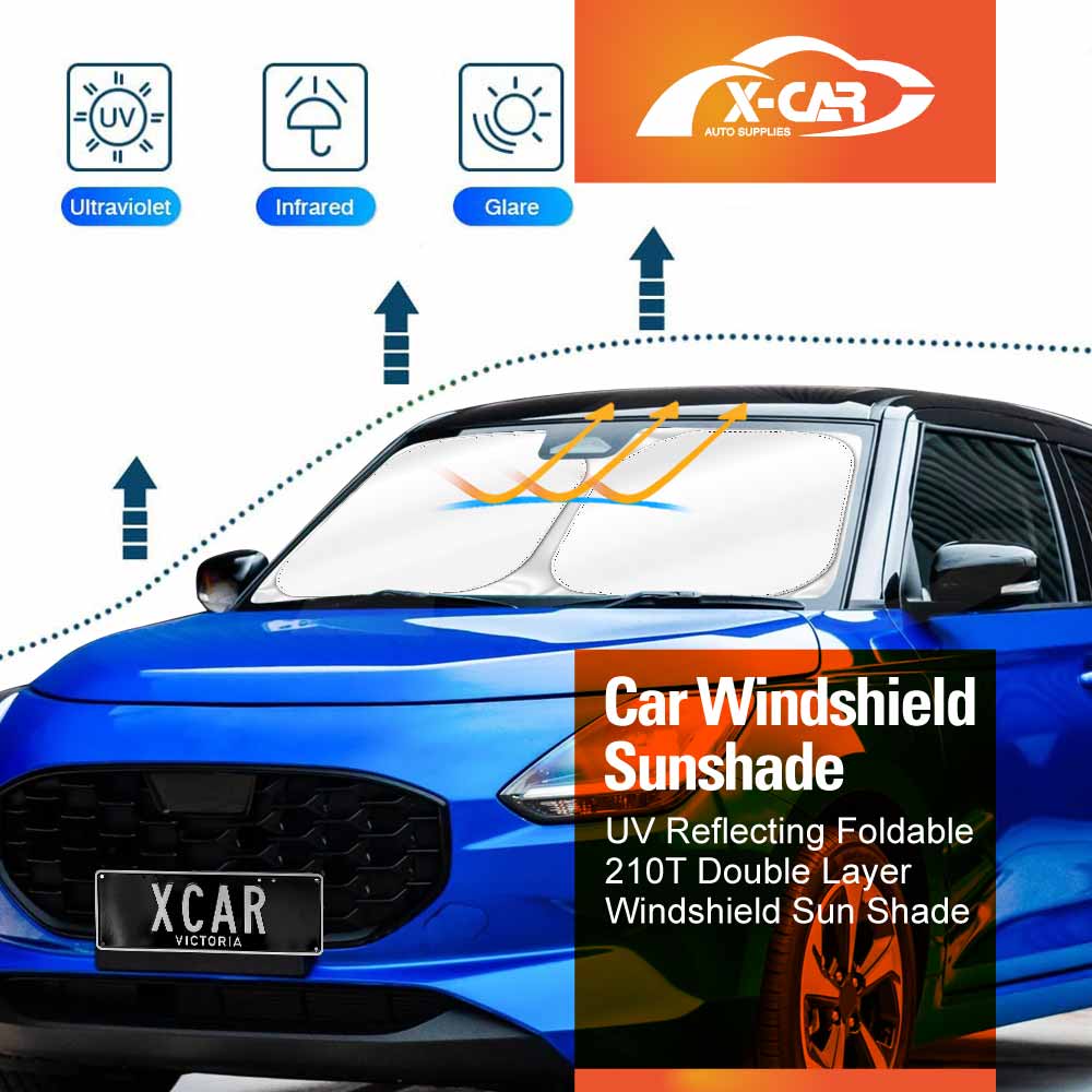 WindScreen Sun Shade for Suzuki Swift 4th Gen 2024-2025 Blocks UV Rays Foldable Custom Wind Screen Sun Visor Protector