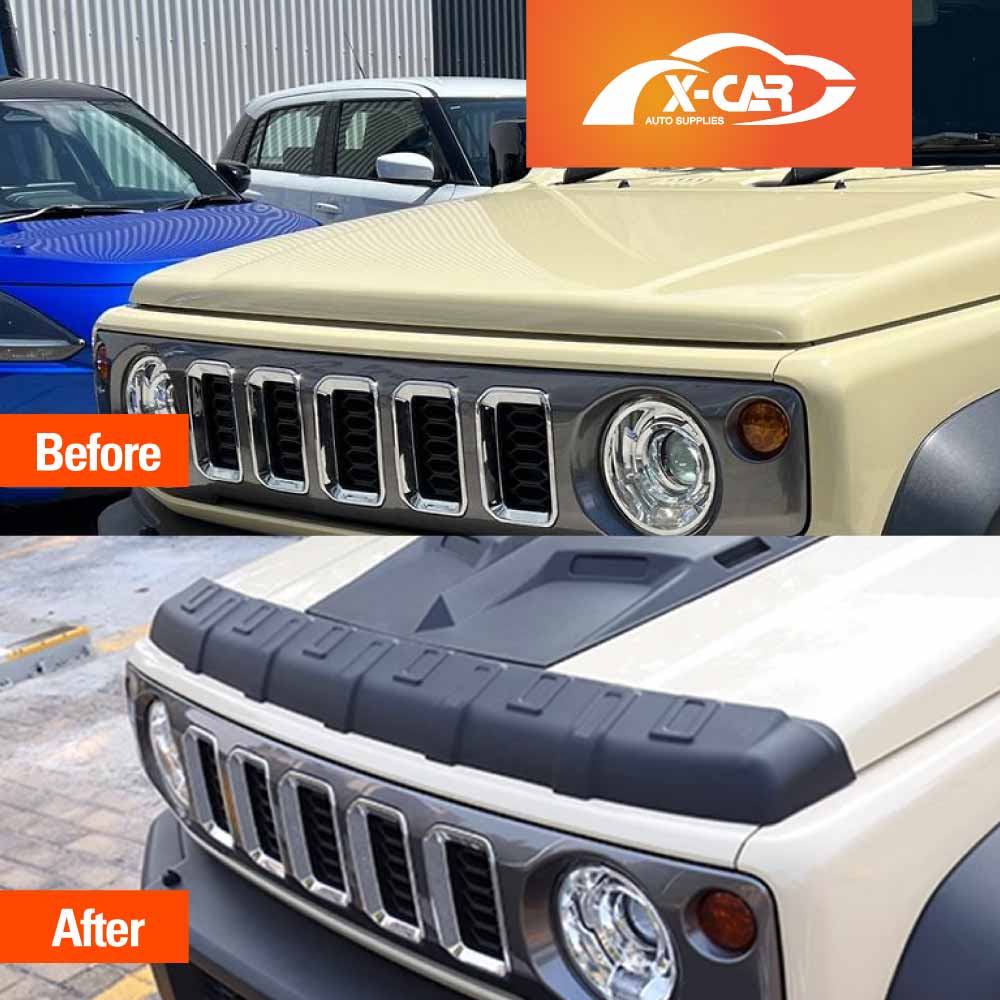 Bonnet Protector for Suzuki Jimny XL 5-Door 2023-2025 Hood Guard Trim Cover Exterior Accessories Matt Black Raptor Style