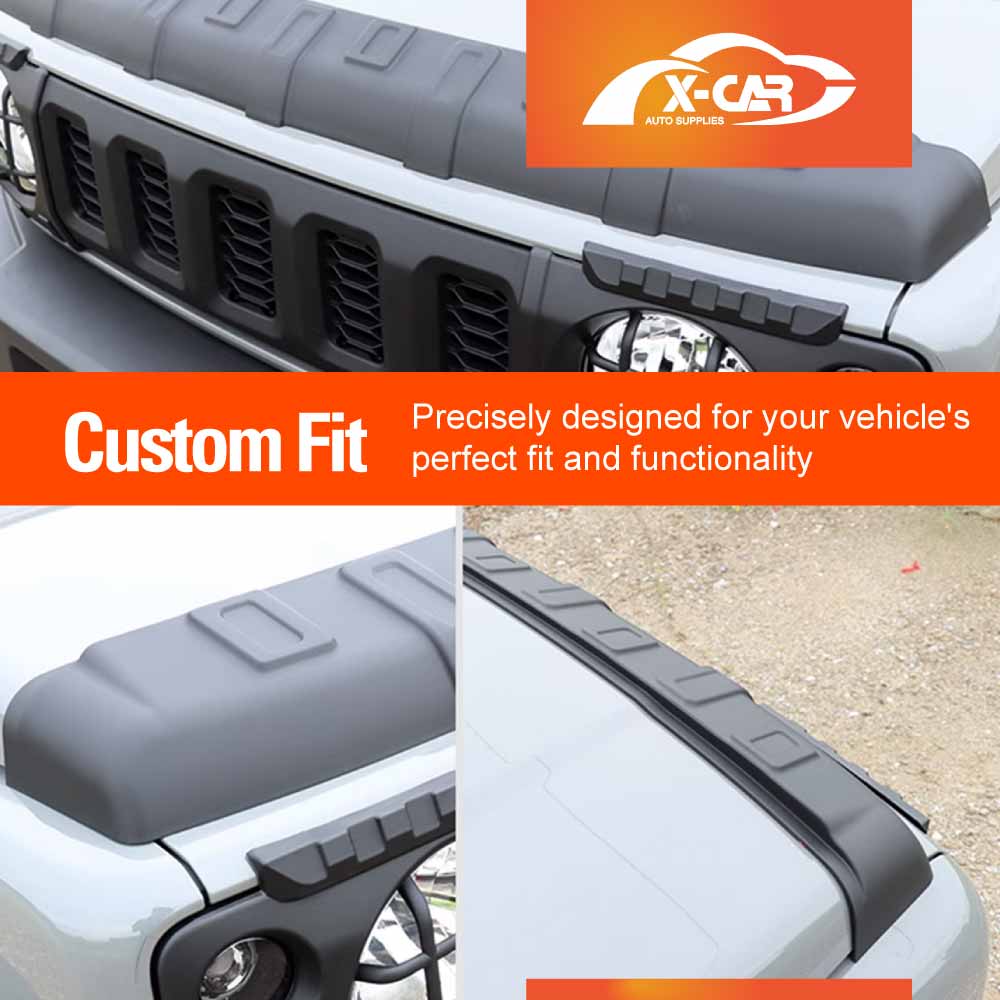 Bonnet Protector for Suzuki Jimny 3-Door 2018-2025 Hood Guard Trim Cover Exterior Accessories Matt Black Raptor Style
