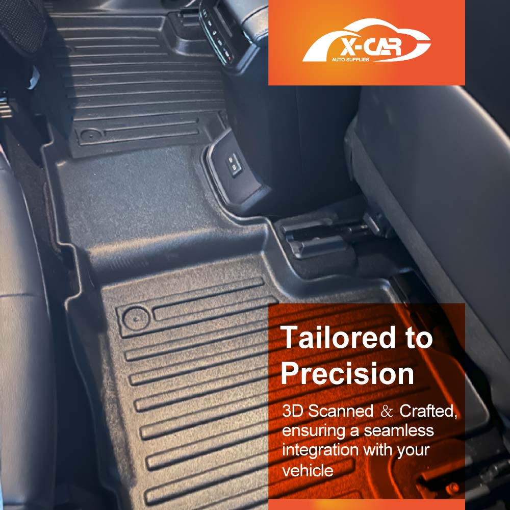 3D Floor Mats Boot Liner for Toyota Kluger 2021-2025 All Weather Heavy Duty Cargo Car Trunk Luggage Tray