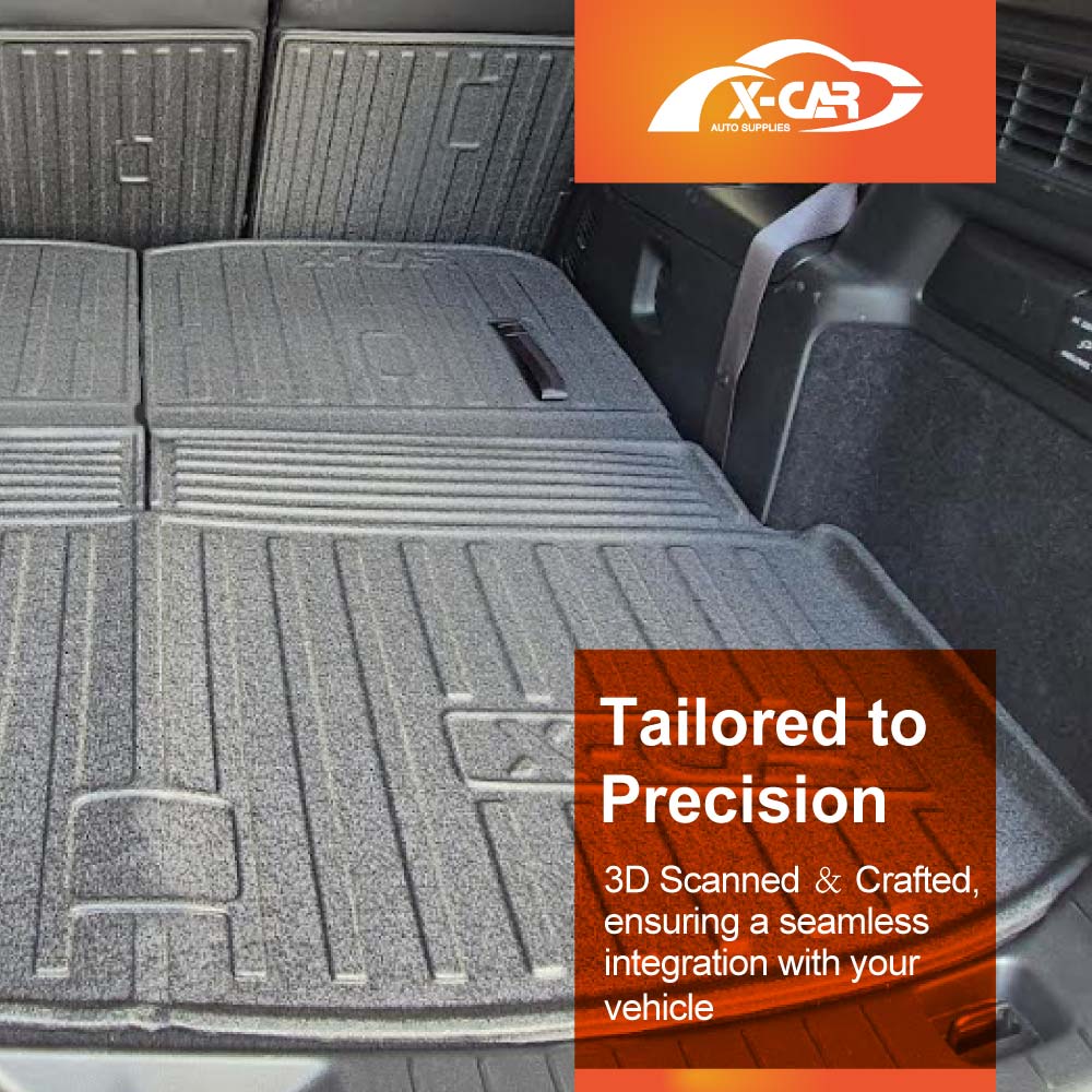 3 Pcs Boot Liners for Mazda CX-80 CX80 2024-Onwards All Weather Heavy Duty Cargo Trunk Cover Mat Luggage Tray Car Accessories