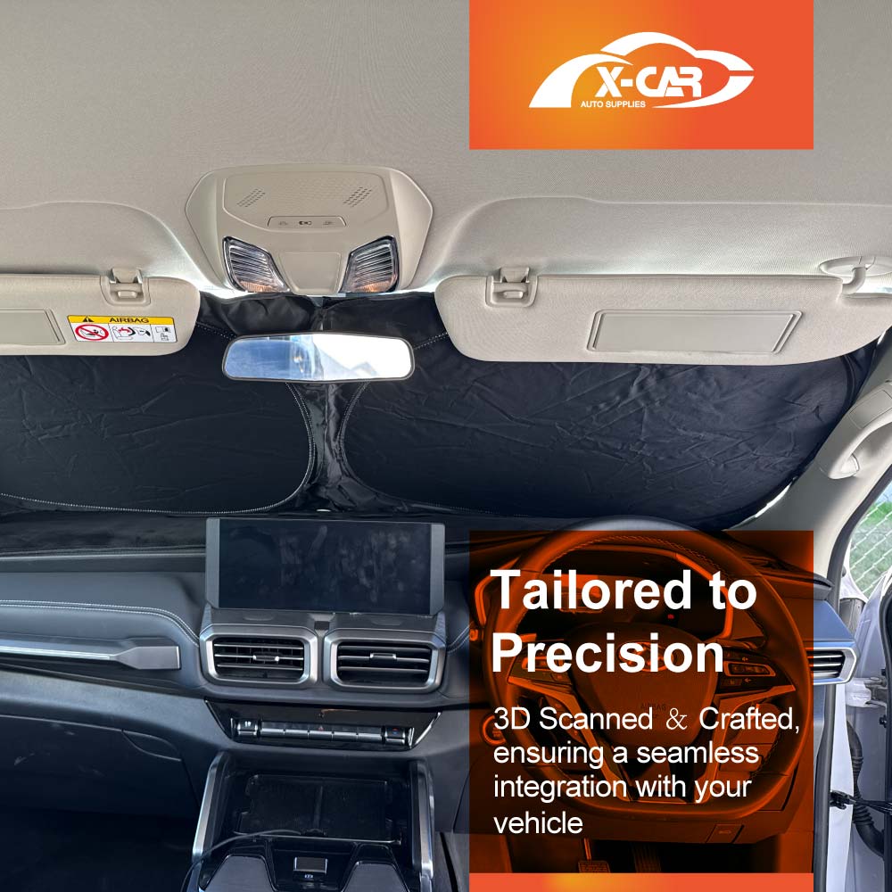 WindScreen Sun Shade for LDV D90 2025-Onwards Blocks UV Rays Foldable Custom Wind Screen Sun Visor Protector
