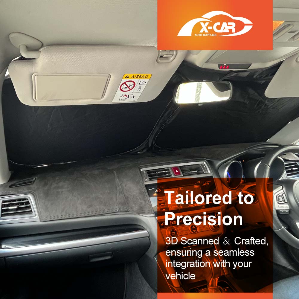 WindScreen Sun Shade for Subaru Outback 2015-2025 Blocks UV Rays Foldable Custom Wind Screen Sun Visor Protector