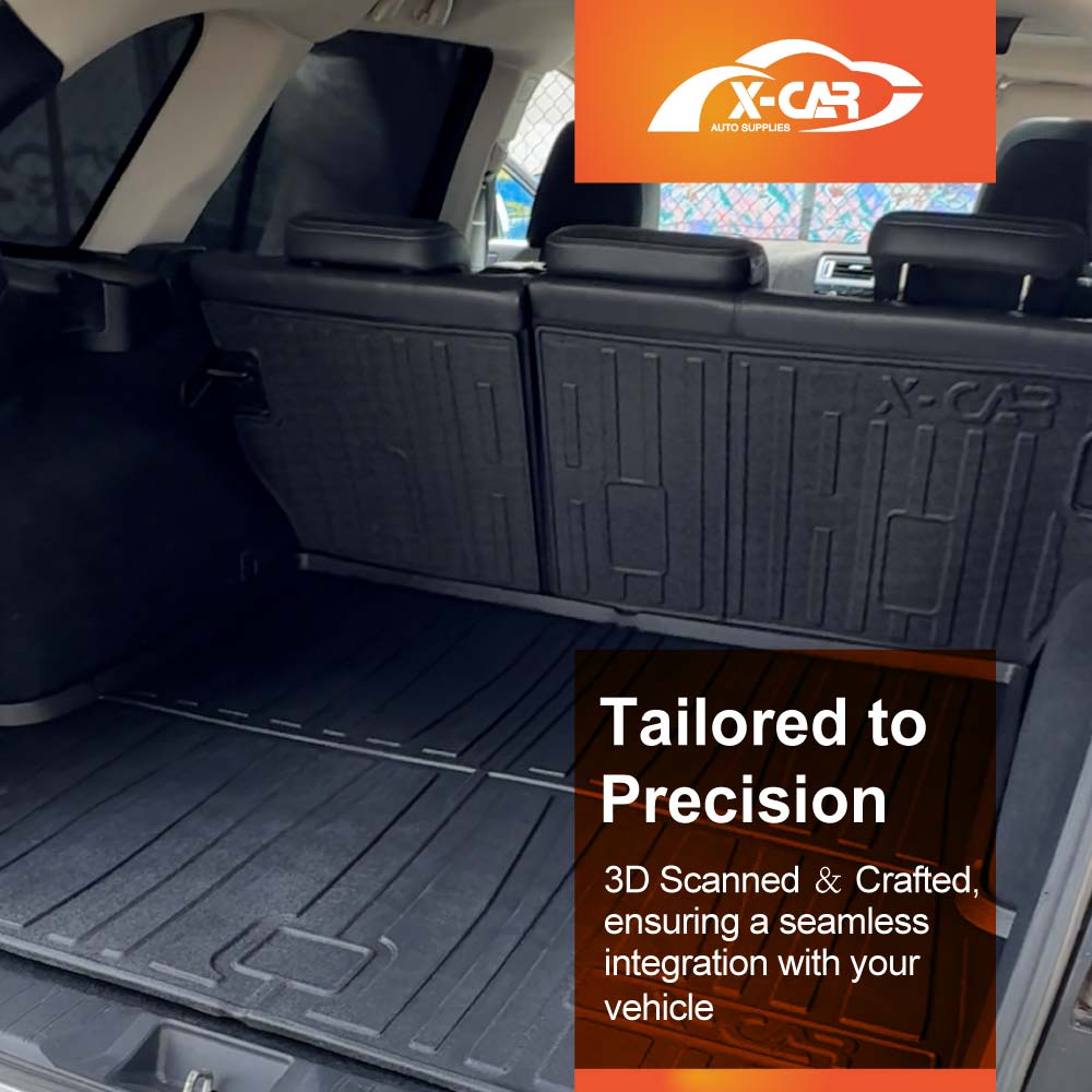 3D Floor Mats Boot Liner Set for Subaru Outback 2020-Onwards All Weather Heavy Duty Cargo Kick Mats Back Seat Protector Cover