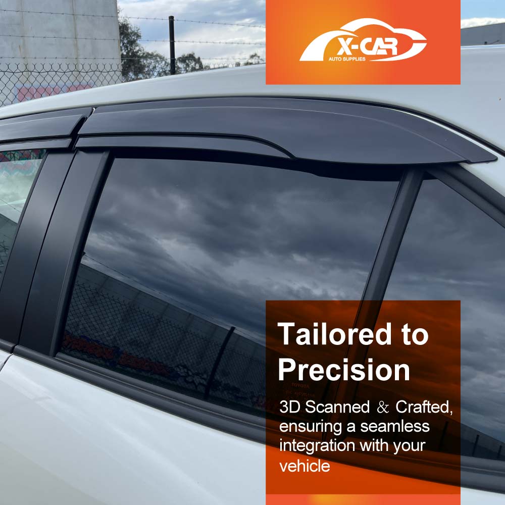 Weathershields for Toyota Yaris Cross MXP Series 2020-Onwards Car Weather Shields Wind Deflectors Window Sun Visor