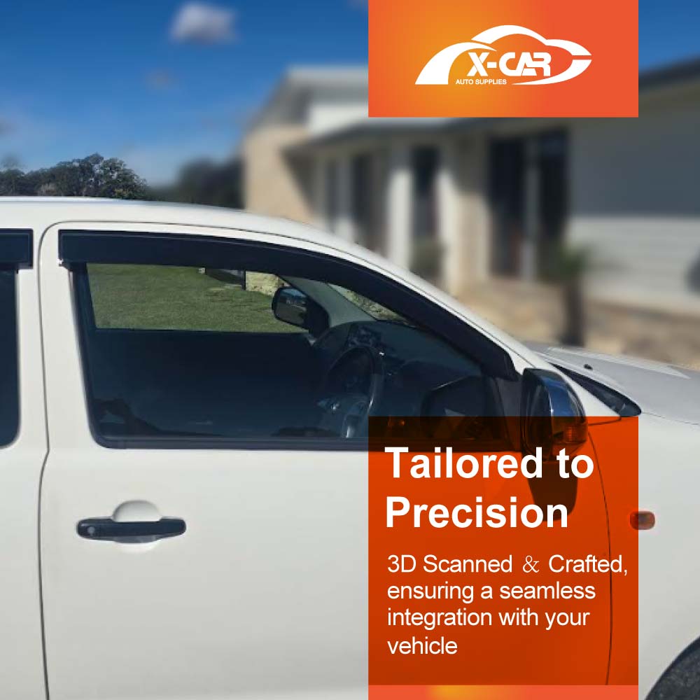 Weathershields for Toyota Hilux SR5 Extra Cab 2005-2015 Car Weather Shields Wind Deflectors Window Sun Visor 4-Piece Set