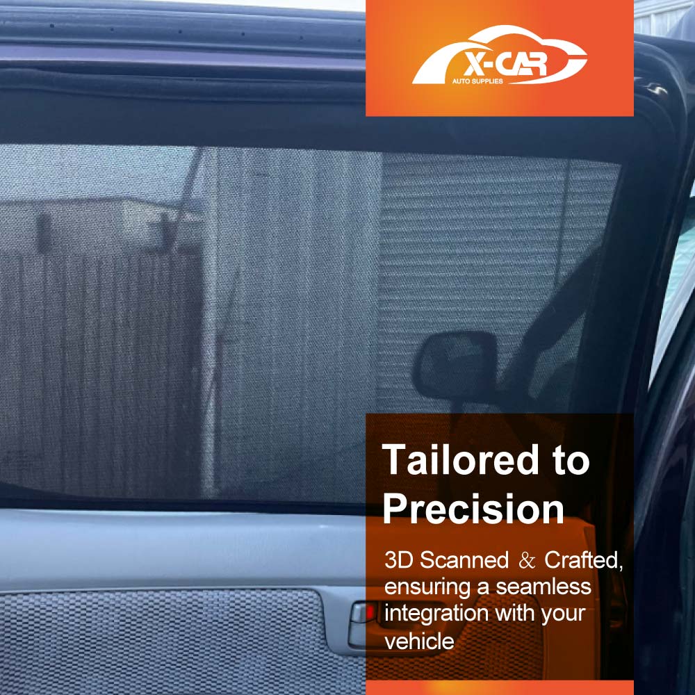 Window Sun Shades for Toyota Hilux Dual Cab 2005-2015 Car UV Protection Custom Rear Windscreen Shade Blind Mesh