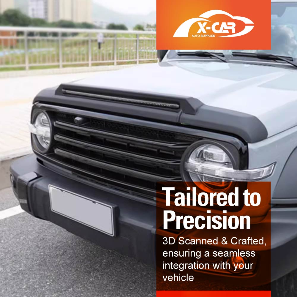 Bonnet Protector With LED light for GWM Tank 300 Tank300 2023-2025 Hood Guard Trim Cover Exterior Accessories