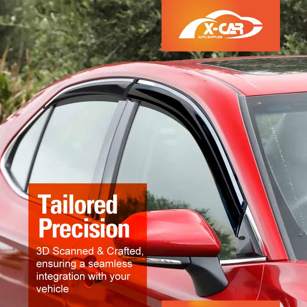 Weathershields for Toyota Camry 2018-2024 Car Weather Shields Wind Deflectors Window Sun Visor