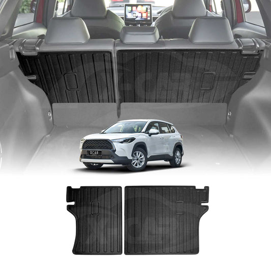 Back Seat Protector for Toyota Corolla Cross 2022-Onwards All Weather Heavy Duty Car Seat Kick Mats Cover