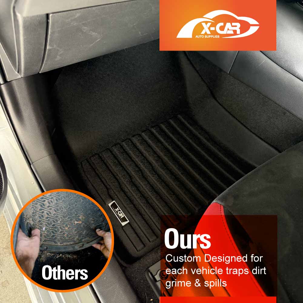 3D Floor Mats Boot Liner for Toyota Corolla Sedan 2019-Onwards All Weather Heavy Duty Cargo Car Trunk Luggage Tray