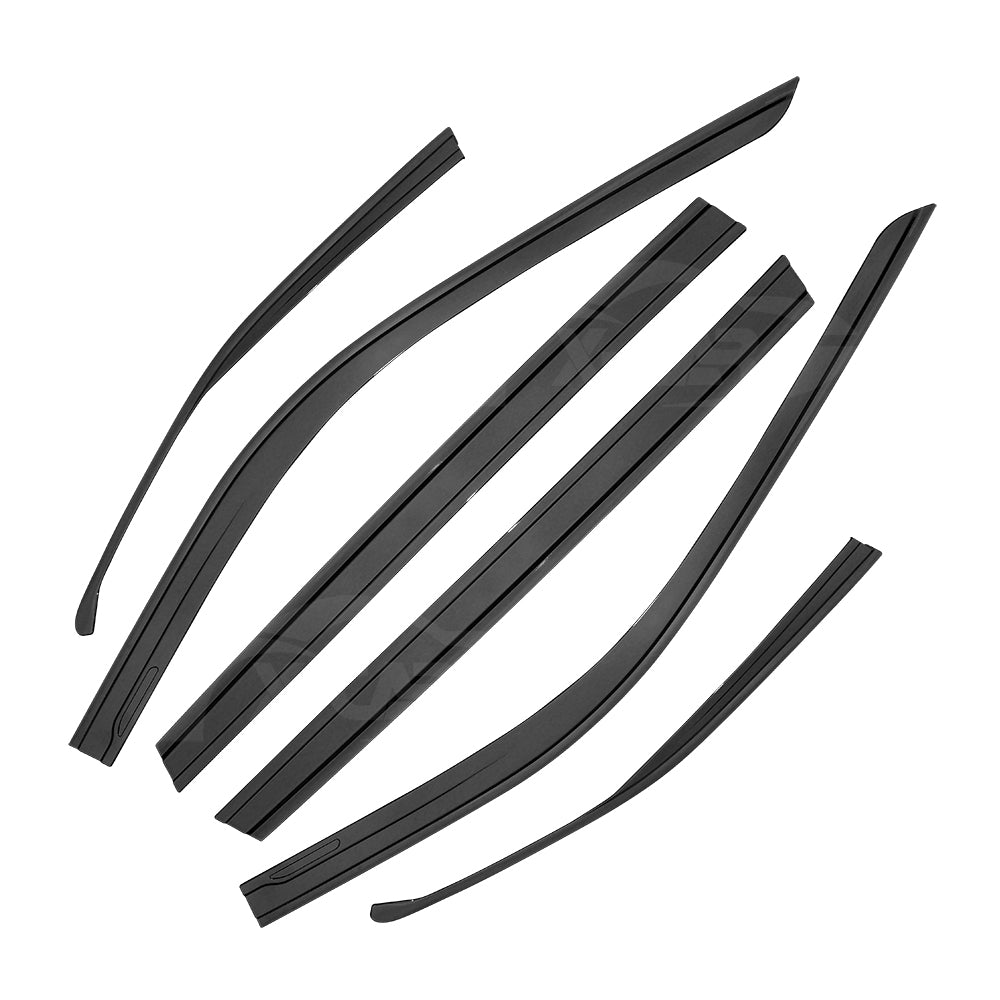 Weathershields for Toyota Kluger 2021-Onwards Car Weather Shields Wind Deflectors Window Sun Visor 6 Pcs